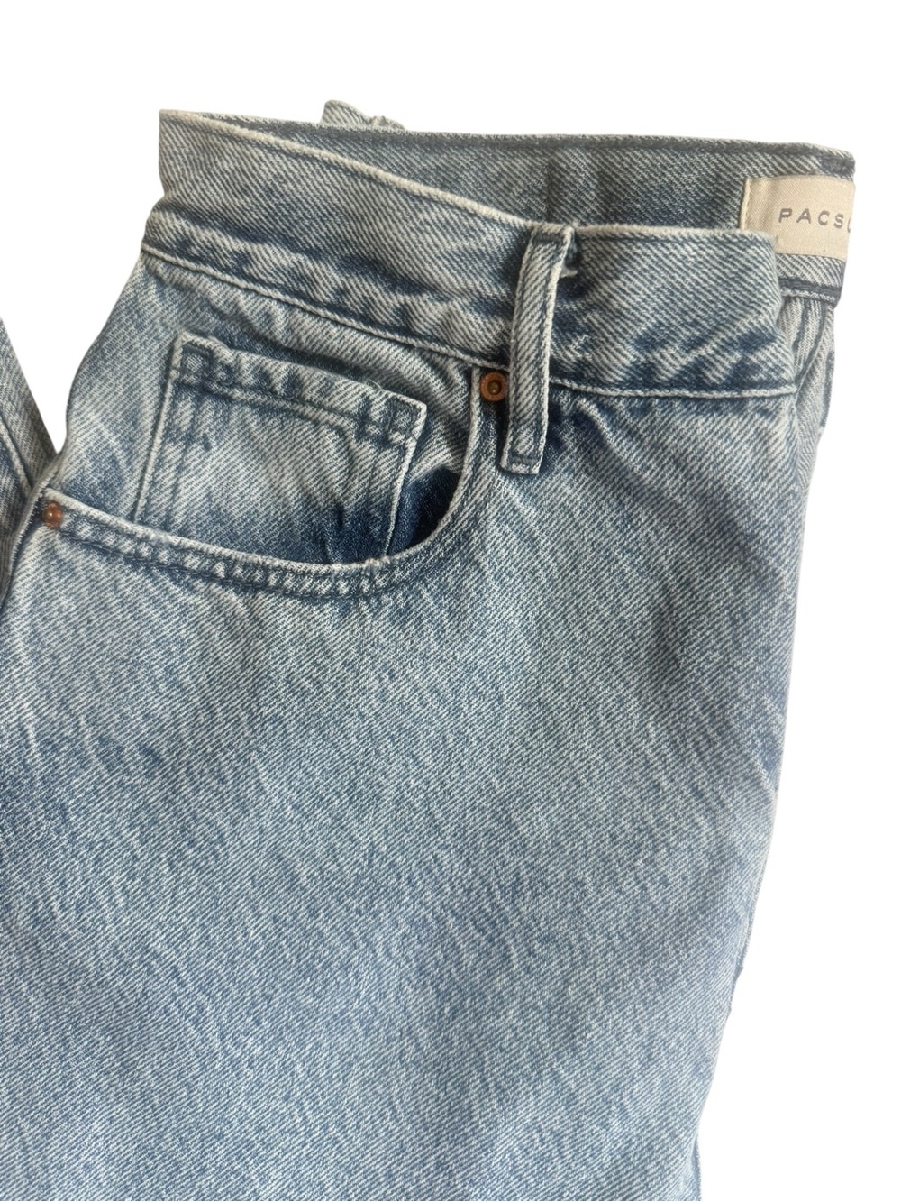PacSun Eco Light Wash "Dad Jean" Straight Leg Denim - Size 28 | like new! - Picture 3 of 12